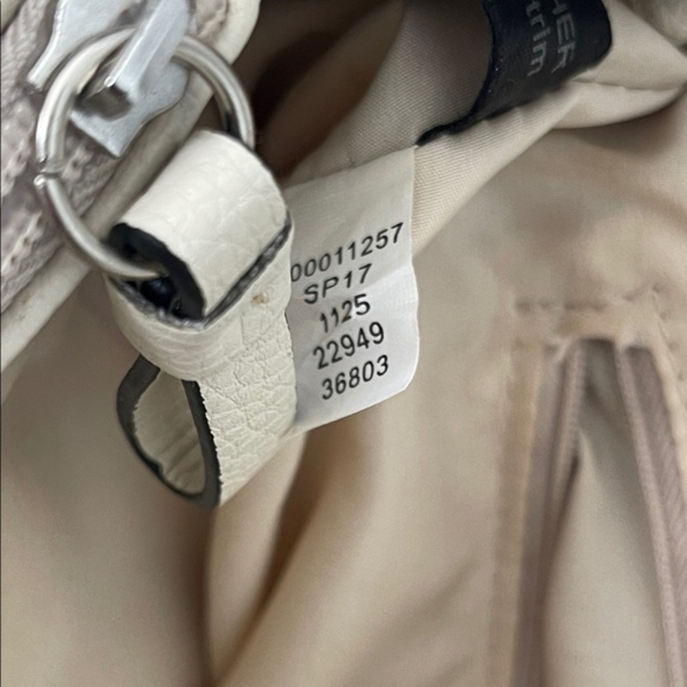 Giani Bernini Cream Satchel with Chain Detail - Picture 5 of 16